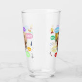 Fathers Day Photo Word Clouds Best Dad Father タンブラーグラス (右)