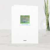FATHER'S DAY/PROUD YOU'RE MY DAD/PERSONALIZE WITH  カード (裏面)
