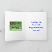 FATHER'S DAY/PROUD YOU'RE MY DAD/PERSONALIZE WITH  カード (内部)
