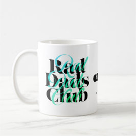 Fathers Day Scramble Rad Dads Club Custom Name コーヒーマグカップ