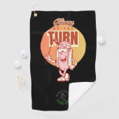 Fathers Day Scramble Retro Glizzy At The Turn ゴルフタオル (インサイチュ)