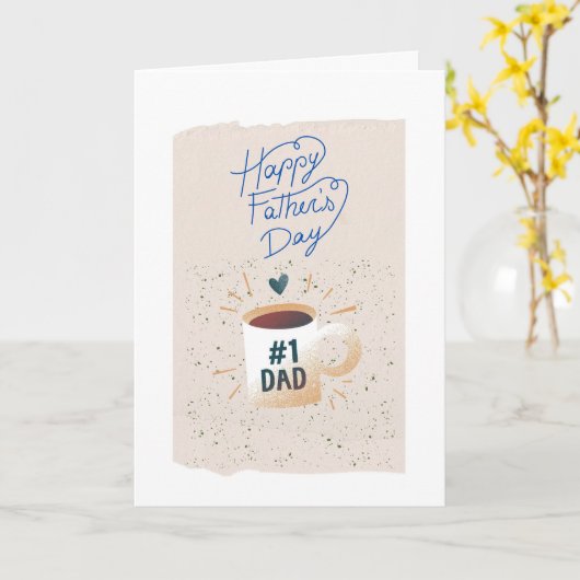 Father's Day Special Greeting Card カード (黄色い花)