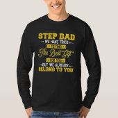 Fathers Day Stepdad from Stepdaughter Stepson Tシャツ (正面)