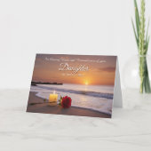 Fathers Day Sympathy Daughter Remembrance  カード (正面)