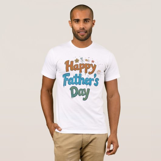 "Father's Day T-Shirt – World's Best Dad | Unique  Tシャツ (正面フル)