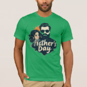 "Father's Day T-Shirt – World's Best Dad | Unique Tシャツ (正面)