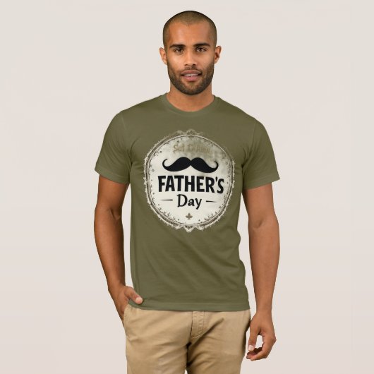 "Father's Day T-Shirt – World's Best Dad | Unique  Tシャツ (正面フル)