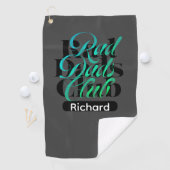 Fathers Day Weekend Rad Dad Club Custom Typography ゴルフタオル (インサイチュ)