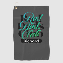 Fathers Day Weekend Rad Dad Club Custom Typography ゴルフタオル