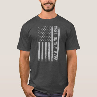 Father's Say Best Uncle Ever With US American Tシャツ