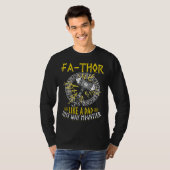 Fathor Like A Dad Just Way Mightier Father s Day Tシャツ (正面フル)