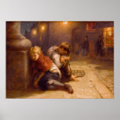 Fatigued Minstrels (1883) ～Augustus Edwin Mulready ポスター (正面)