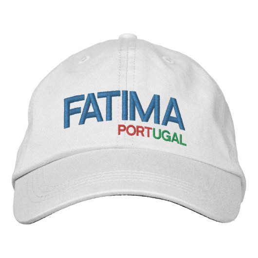 Fatima Portugal Baseball Cap 刺繍入りキャップ (正面)