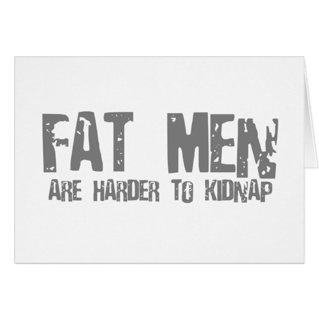 Fatmenはより誘拐しにくいです (正面横)