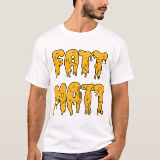 FattクラシックなマットのTシャツ Tシャツ