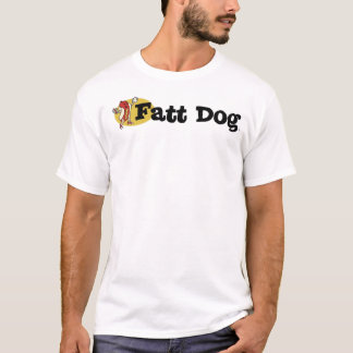 Fatt犬のロゴのティー(前側だけ) Tシャツ