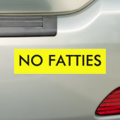FATTIES無し バンパーステッカー (車上)