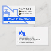 Faucet Leaking Under Roof Building Frame 名刺 (正面/裏面)