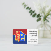 Faucet Piping Home Plumbing Frame 名刺 (スタンド正面)