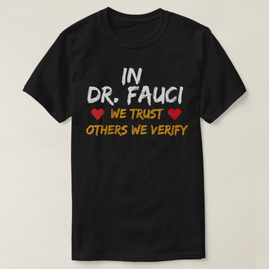 Fauciの女性We Trust Social Distancing VNeck Tシャツ (デザイン正面)