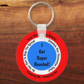 Fauci Ouchieワクチン接種得が増すごい加 キーホルダー (正面)