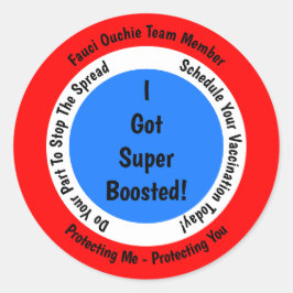 Fauci Ouchieワクチン接種得が増すごい加 ラウンドシール