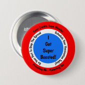 Fauci Ouchieワクチン接種得が増すごい加 缶バッジ (正面&裏面)