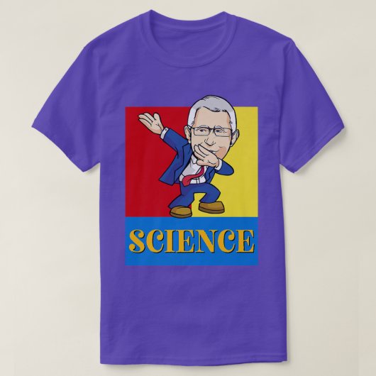 Fauci Trust ScienceヴィンテージレトロサポートDr. Antho Tシャツ (デザイン正面)
