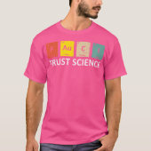 Fauci Trust Science Periodic Table - Team Doctor A Tシャツ (正面)
