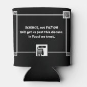 Fauci We Trust – 態度で涼しくできる 缶クーラー (裏面)