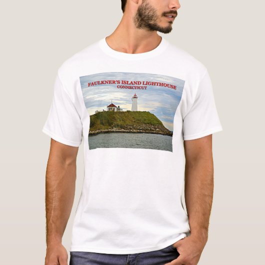 Faulkner's Island Light house, Connecticut T-Shirt Tシャツ (正面)