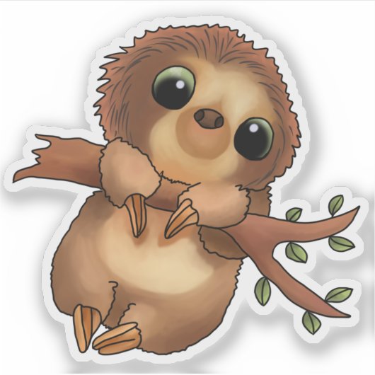 Faultier シール (正面)