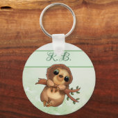 Faultier personalisiert キーホルダー (正面)