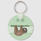 Faultier personalisiert キーホルダー (正面)