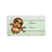 Faultier personalisiert ラベル (正面)