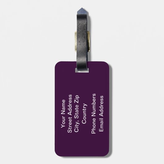 Faultline Apple ラゲッジタグ (裏面縦)