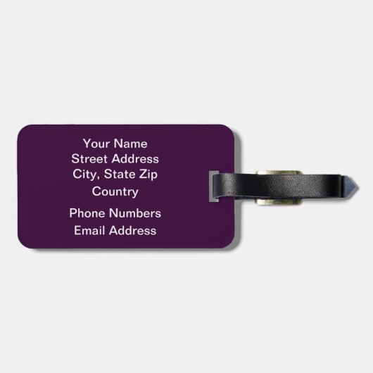 Faultline Apple ラゲッジタグ (裏面横)