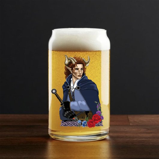 Faun Horned Fae Fantasy ガラス缶
