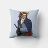 Faun Horned Fae Fantasy  クッション (裏面)