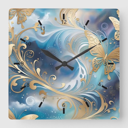 Fauna 1 - 001 スクエア壁時計 (正面)