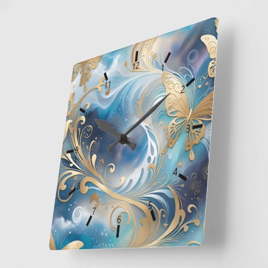 Fauna 1 - 001 スクエア壁時計 (傾斜)