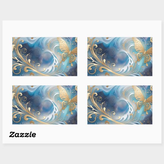 Fauna 1 - 001 長方形シール (シート)