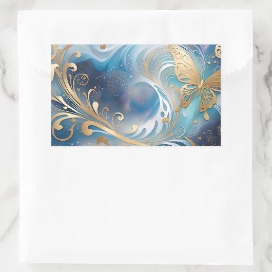 Fauna 1 - 001 長方形シール (バッグ)