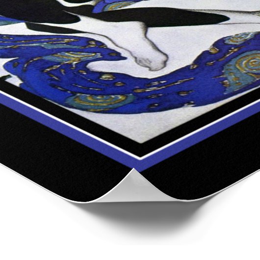 "Faune" ca.1912 Art Nouveau ポスター (角)