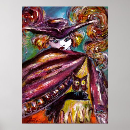 FAUST /トリコーンとフクロウのミステリアスなマスク ポスター (正面)