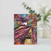 FAUST /トリコーンとフクロウのミステリアスなマスク ポストカード (スタンド正面)