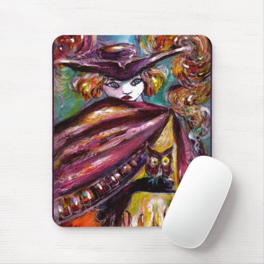 FAUST /トリコーンとフクロウのミステリアスなマスク マウスパッド (マウス)