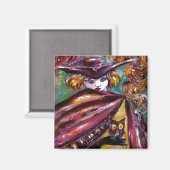 FAUST /トリコーンとフクロウのミステリアスなマスク マグネット (正面/裏面)