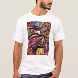 FAUST /トリコーンとフクロウのミステリアスなマスク Tシャツ