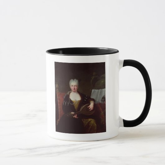 Faustina Bordoni、Handelの歌手のポートレート マグカップ (右)